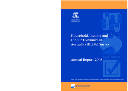 Economy of Australia / Household /  Income and Labour Dynamics in Australia Survey / Hilda / The Melbourne Institute of Applied Economic and Social Research / Melbourne / Statistics New Zealand / Statistics / Economic data / Panel data