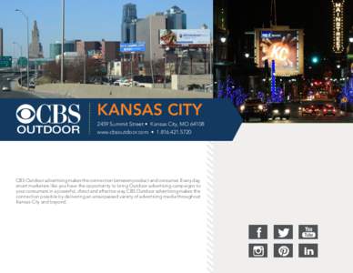 Advertising / Design / Billboards / Street furniture / Out-of-home advertising / Kansas City /  Missouri / Kansas City /  Kansas / Kansas / Online advertising / Geography of Missouri / Kansas City metropolitan area / Geography of the United States