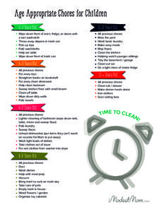 Housekeeping / Laundry / Chore chart / Home / Home appliances / Cleaning