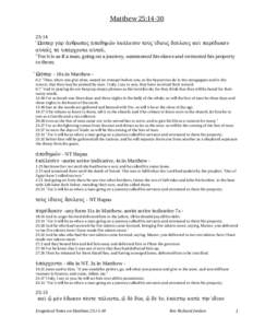 Parable of the talents or minas / Matthew 4 / Matthew 5 / Life of Jesus in the New Testament / Mark 8 / Jesus / Mark 1 / Matthew 2 / Saint Peter / Religion / Christianity / Belief