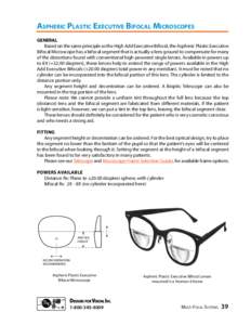 Benjamin Franklin / Bifocals / Aspheric lens / Camera lens / Corrective lenses / Optics / Lenses