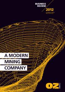 a modern 	mining 	company Business Review
