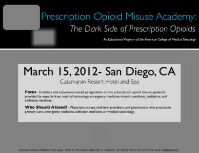 Prescription Opioid Misuse Academy Brochure DRAFT[removed]copy copy