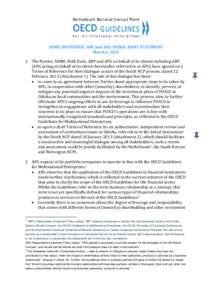 Social responsibility / Corruption / OECD Guidelines for Multinational Enterprises / Organisation for Economic Co-operation and Development / POSCO India / POSCO / Corporate governance / Stakeholder engagement / Stakeholder / Business / International economics / Economics