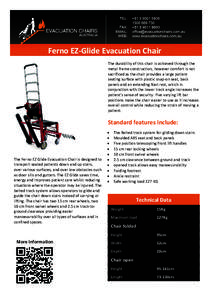 Microsoft Word - Ferno EZ-Glide Evacuation Chair.docx