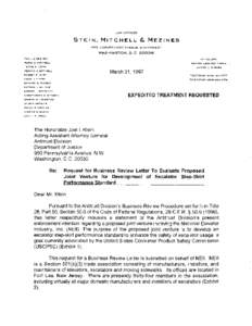 Business Review Request Letter: National Elevator Industry, Inc. (NEII)