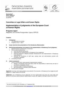 Declassified∗ AS/JurAugust 2009 ajdoc36Committee on Legal Affairs and Human Rights