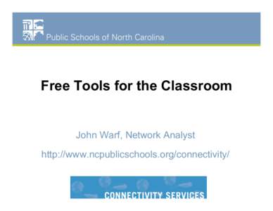 Free Tools for the Classroom.ppt