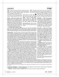 \GP[  SHEMOT These are the names of the sons of Israel who came to OJPS Now these are the names of the sons of Israel, who Egypt with Jacob, each coming with his household: 2Reuben, came into Egypt with Jacob; every man 