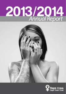 Annual Report Rape Crisis  Cape Town Trust