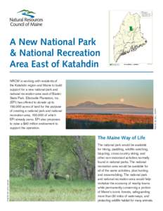 Mount Katahdin / Baxter State Park / Appalachian Trail / National Recreation Area / North Brother / Geography of the United States / Protected areas of the United States / United States