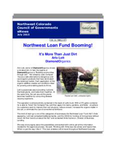 Northwest Colorado Council of Governments eNews JulyNorthwest Loan Fund Booming!