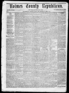 Holmes County Republican (Millersburg, Ohio : [removed]Millersburg, OH[removed]p ].