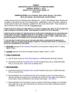 Slavery in the United States / Meetings / Nebraska Association of County Officials / Lancaster /  California / Lincoln /  Nebraska / Lancaster /  Pennsylvania / Lancaster County / Clerk / Lancaster / Geography of the United States / Amish / Lancaster County /  Pennsylvania