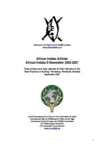 Microsoft Word - African Indaba Articles