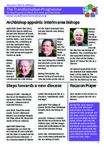 January 2014 edition  The Transformation Programme for the Diocese of West Yorkshire and the Dales  www.wyadtransformation.org