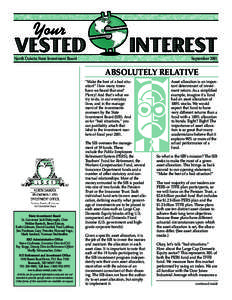 Your Vested Interest - September 2001