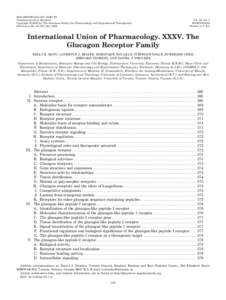 -167–194$7.00 PHARMACOLOGICAL REVIEWS Copyright © 2003 by The American Society for Pharmacology and Experimental Therapeutics Pharmacol Rev 55:167–194, 2003  Vol. 55, No. 1