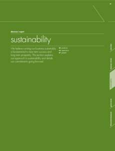 41  sustainability products  45	 operations
