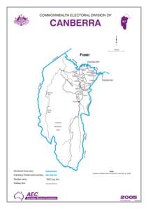 COMMONWEALTH ELECTORAL DIVISION OF  CANBERRA ACT