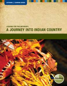 lessons for philanthropy:  a journey into indian country 1