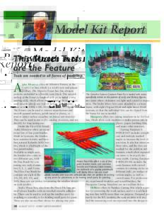 Model Kit Report Keith Pruitt This Month Tools are the Feature Tools are needed in all forms of modeling.