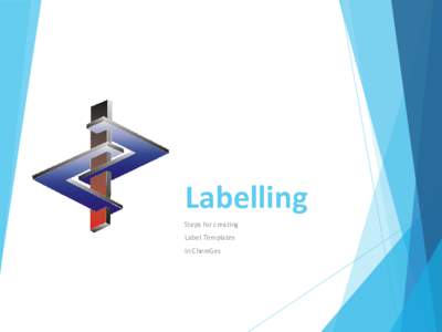 Labelling Steps for creating Label Templates in ChemGes  Basic Facts: