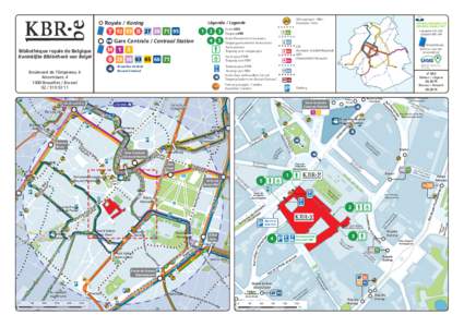 Royale / Koning  Vélo partagé : Villo! Fietsdelen: Villo!  Légende / Legende