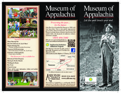 Student Heritage Day  Tennessee Fall Homecoming Museum of Appalachia