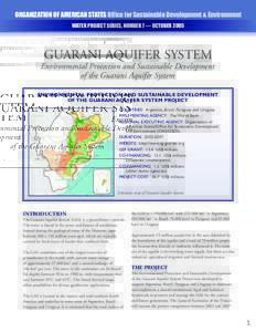 Earth / Aquifers / Hydrogeology / Groundwater / Global Environment Facility / Guarani / Water resources management in Argentina / Water resources management in Uruguay / Water / Hydraulic engineering / Hydrology