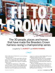 Breeders Crown / Mohawk Racetrack / Artsplace / Donato Hanover / Moni Maker / Mack Lobell / Muscle Hill / Victory Tilly / Horse racing / Harness racing / Breeders Crown Winners