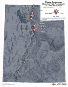 Mobile Broadband Data Service Availability at Utah Ski Areas B e a v e r M o u n t a in