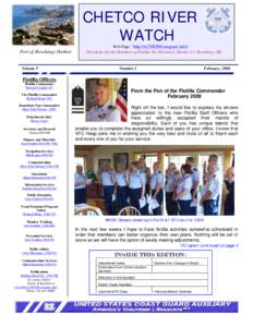 CHETCO RIVER WATCH Port of Brookings Harbor Volume V