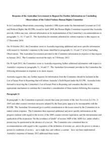 Government of Australia / Law enforcement in Australia / Northern Territory National Emergency Response / Aboriginal Land Rights Act / Northern Territory / Racial Discrimination Act / Aboriginal land rights legislation in Australia / Politics of Australia / Aboriginal land rights in Australia / Australia