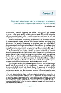 chapter 3 How can climate change and the development of bioenergy alter the long-term outlook for food and agriculture? Günther Fischer1 Accumulating scientific evidence has alerted international and national