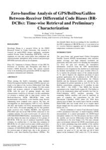 Zero-baseline Analysis of GPS/BeiDou/Galileo Between-Receiver Differential Code Biases (BR-DCBs): Time-wise Retrieval and Preliminary Characterization