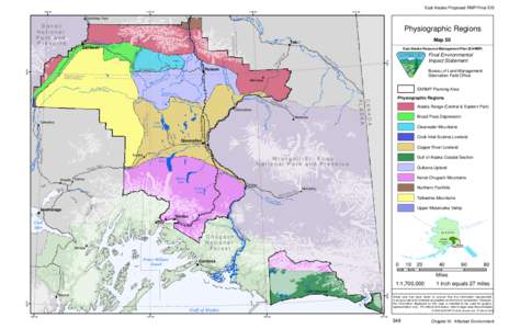 East Alaska Proposed RMP/Final EIS 150°W 147°W  144°W