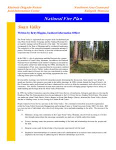 Flathead National Forest / Swan Lake / Ecosystem management / Swan Range / Mission Mountains Wilderness / Swan / Ecosystem / Fire safe councils / Montana / Geography of the United States / Systems ecology