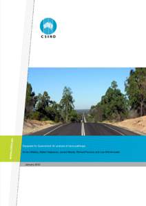 Signposts for Queensland: An analysis of future pathways Anna Littleboy, Stefan Hajkowicz, James Moody, Richard Parsons and Lisa Wilhelmseder January 2012  SIGNPOSTS FOR QUEENSLAND: AN ANALYSIS OF FUTURE PATHWAYS