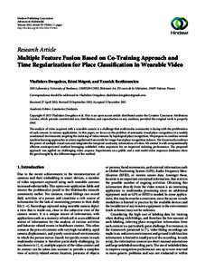 Hindawi Publishing Corporation Advances in Multimedia Volume 2013, Article ID, 22 pages http://dx.doi.orgResearch Article