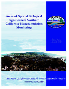 Areas of Special Biological Significance: Northern California Bioaccumulation Monitoring  SCC