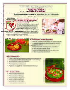 Healthy Cuisine for Kids Workshop