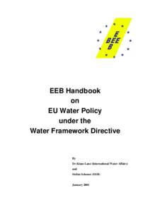 EEB Handbook on EU Water Policy under the Water Framework Directive
