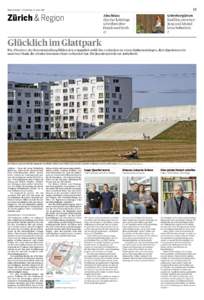 13  Tages-Anzeiger – Donnerstag, 23. April 2015 Zürich & Region