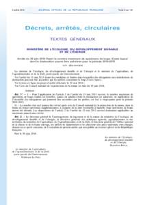 Journal officiel de la République française - N° 153 du 4 juillet 2014