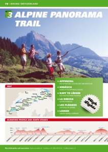 78 | HIKING SWITZERLAND  ALPINE PANORAMA TRAIL  h	Appenzell