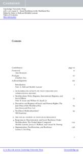 Cambridge University Press[removed]6 - Social Resilience in the Neoliberal Era Edited by Peter A. Hall and Michèle Lamont Table of Contents More information