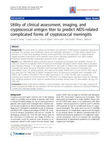 Cachay et al. AIDS Research and Therapy 2010, 7:29 http://www.aidsrestherapy.com/content[removed]RESEARCH  Open Access