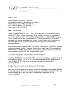 Microsoft Word[removed]Final Response to Committee on Oversight and Government Reform