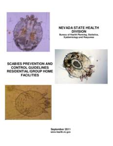 DRAFT GUIDELINES FOR THE PREVENTION AND CONTROL OF SCABIES IN LOS ANGELES COUNTY HEALTH CARE FACILITIES